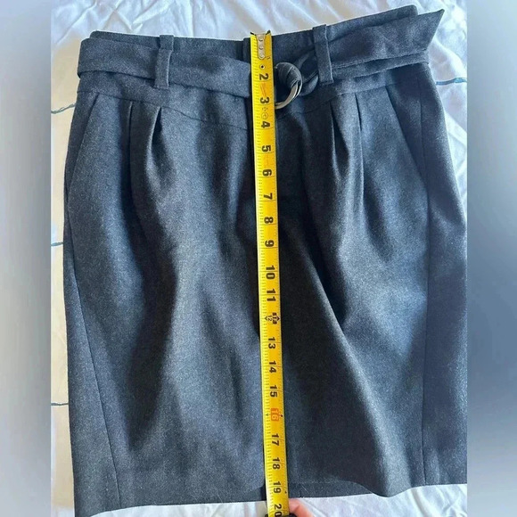 Banana Republic Belted Stretch Wool Skirt - Picture 6 of 8